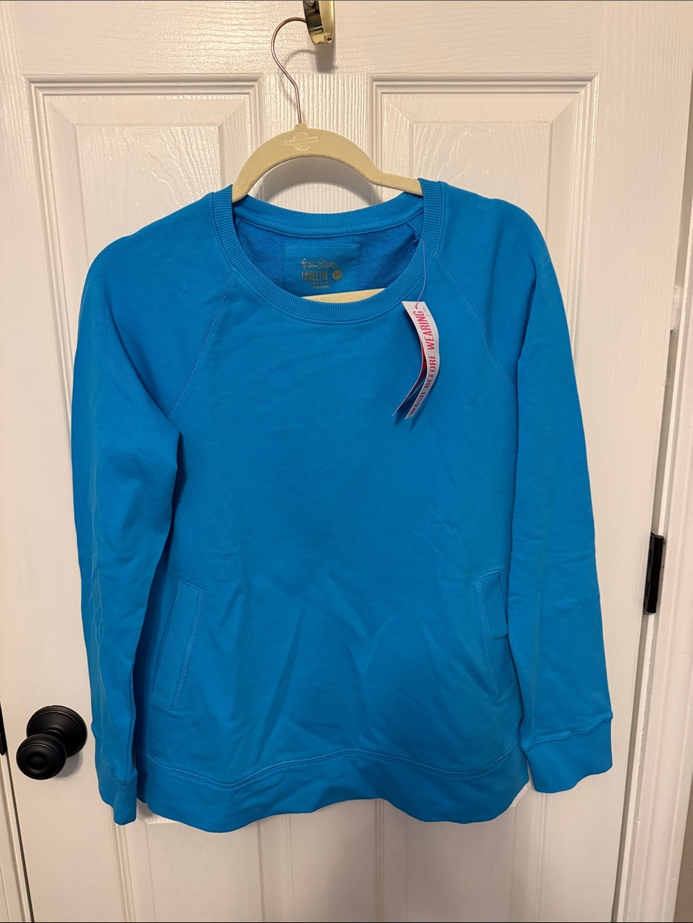 Women’s Brand New Lilly Pulitzer  Bright Blue Crewneck Sweatshirt -